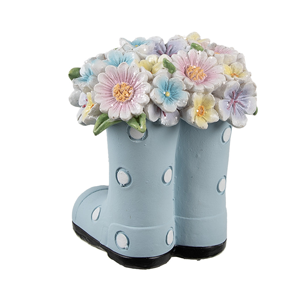 Decoratie Beeld Laars 10x10x12 cm - Blauw