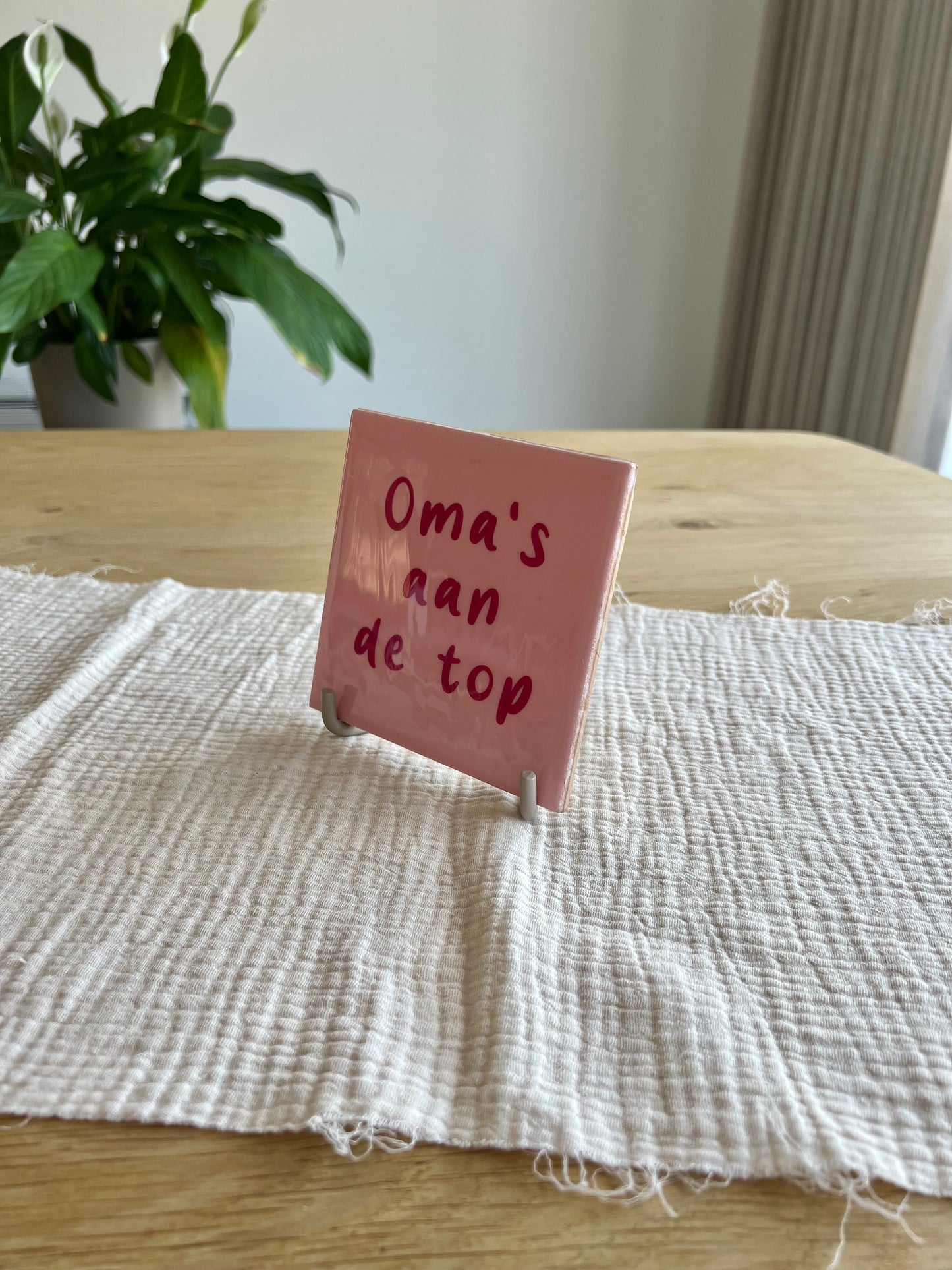 Houder voor tegeltjes ‘rekje’ - zand