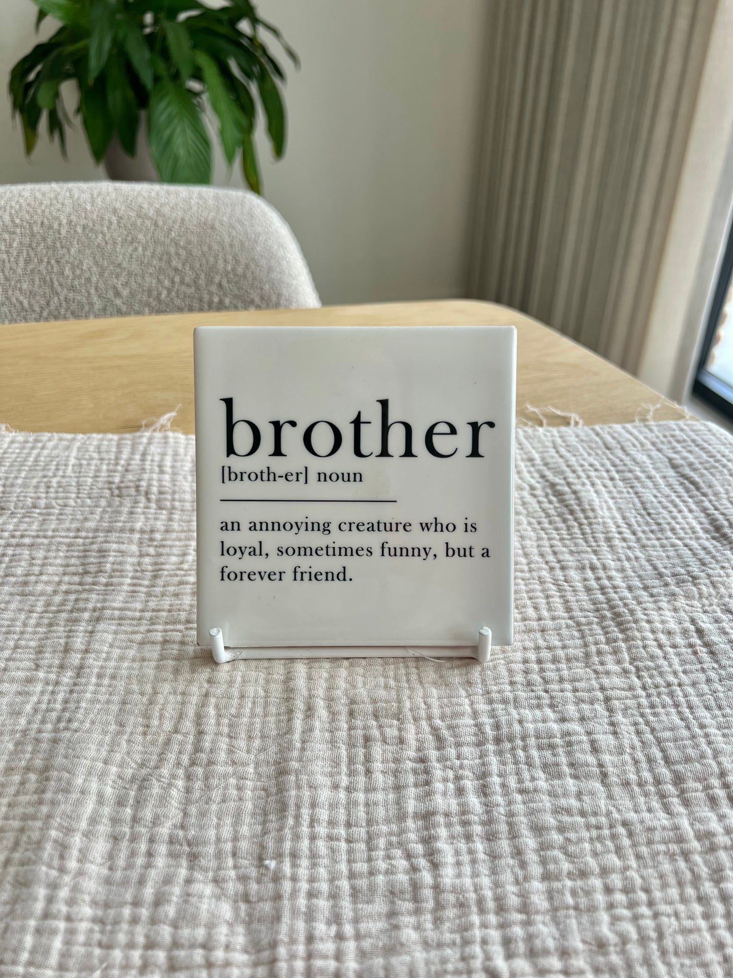 Tegeltje - Brother