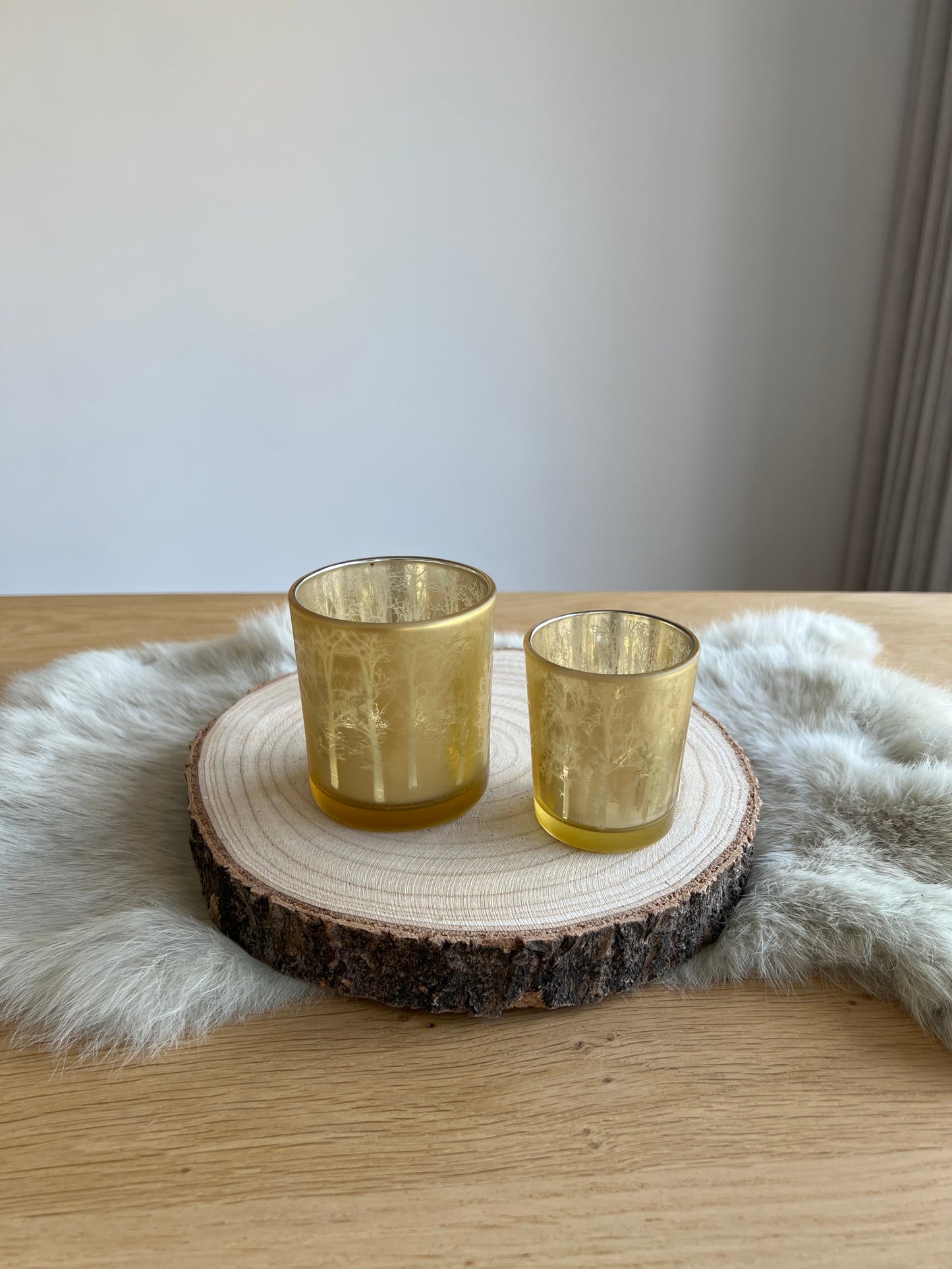 Decoratie - Set theelichthouders Goud