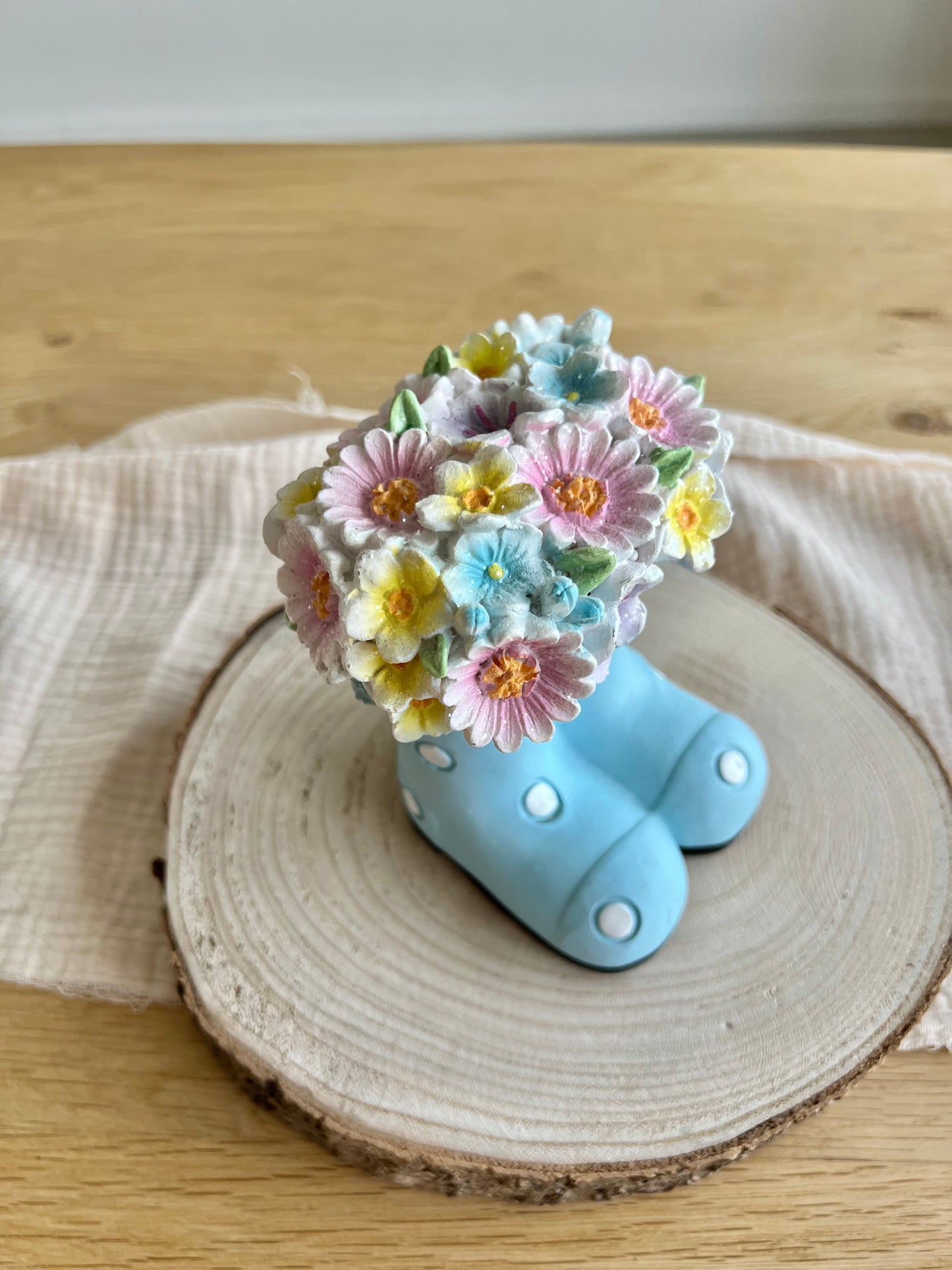 Decoratie Beeld Laars 10x10x12 cm - Blauw