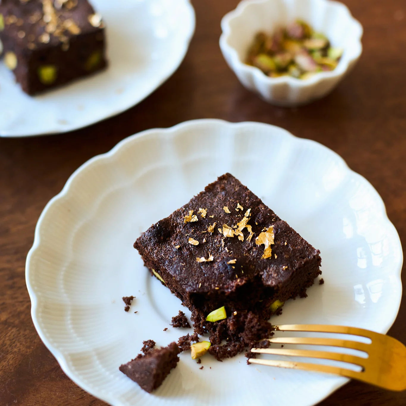 Brownies Dubai Gold | DIY Brownie Mix | Pure Chocolade, Pistache & Specerijen
