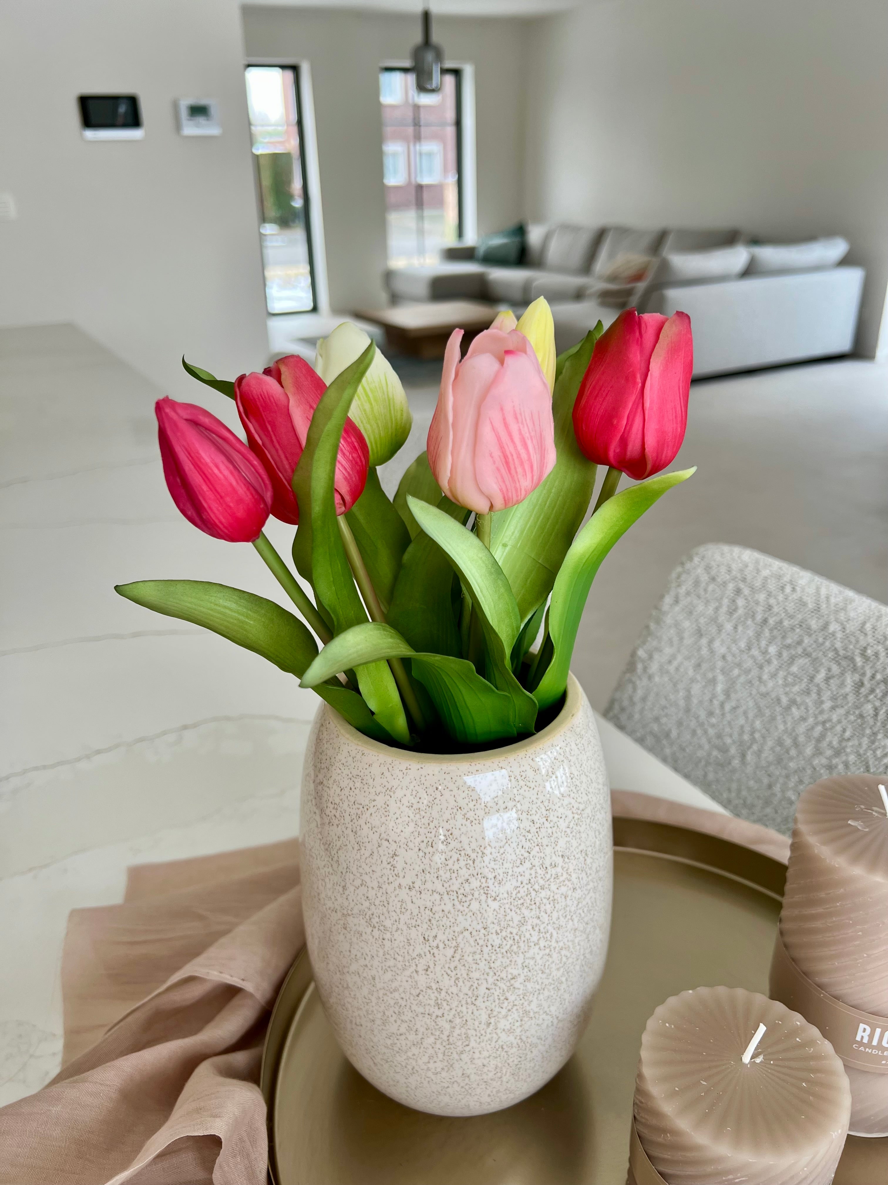 Boeket tulpen - Roze mix