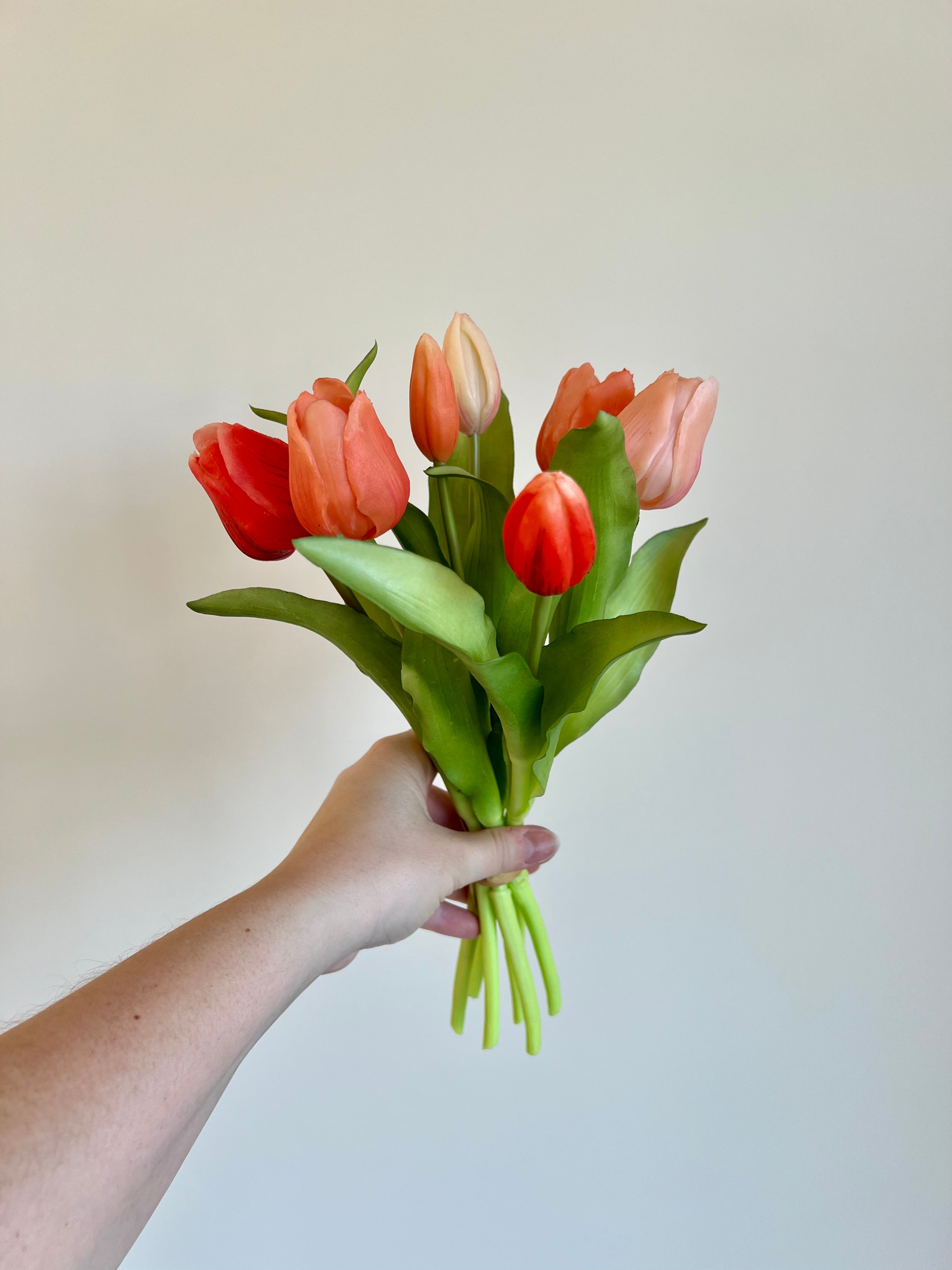 Boeket tulpen - Peach