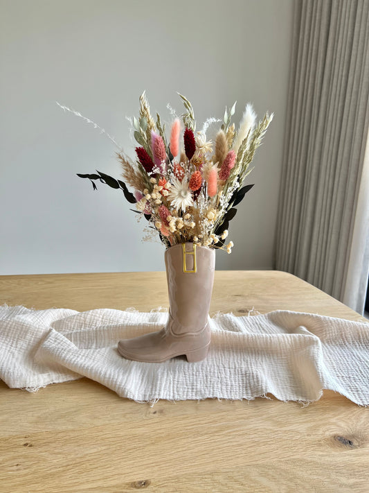 Boeket incl. Vaas - country