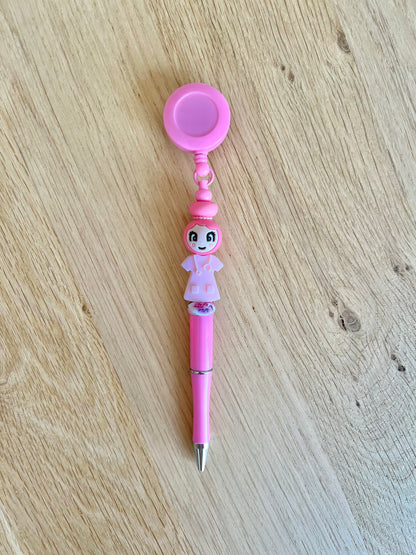 Badgehouder met pen - Nurse