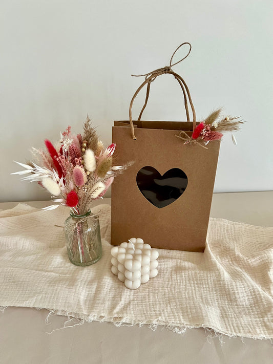 Valentijn geschenkset - bubbelkaars hartjes