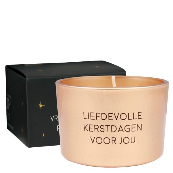 Sojakaars 'Liefdevolle kerstdagen voor jou' - Winter Wood