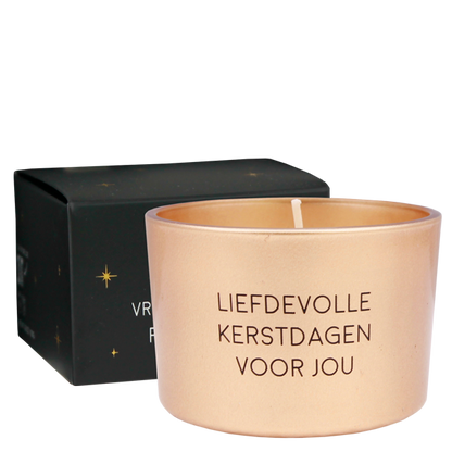Sojakaars 'Liefdevolle kerstdagen voor jou' - Winter Wood