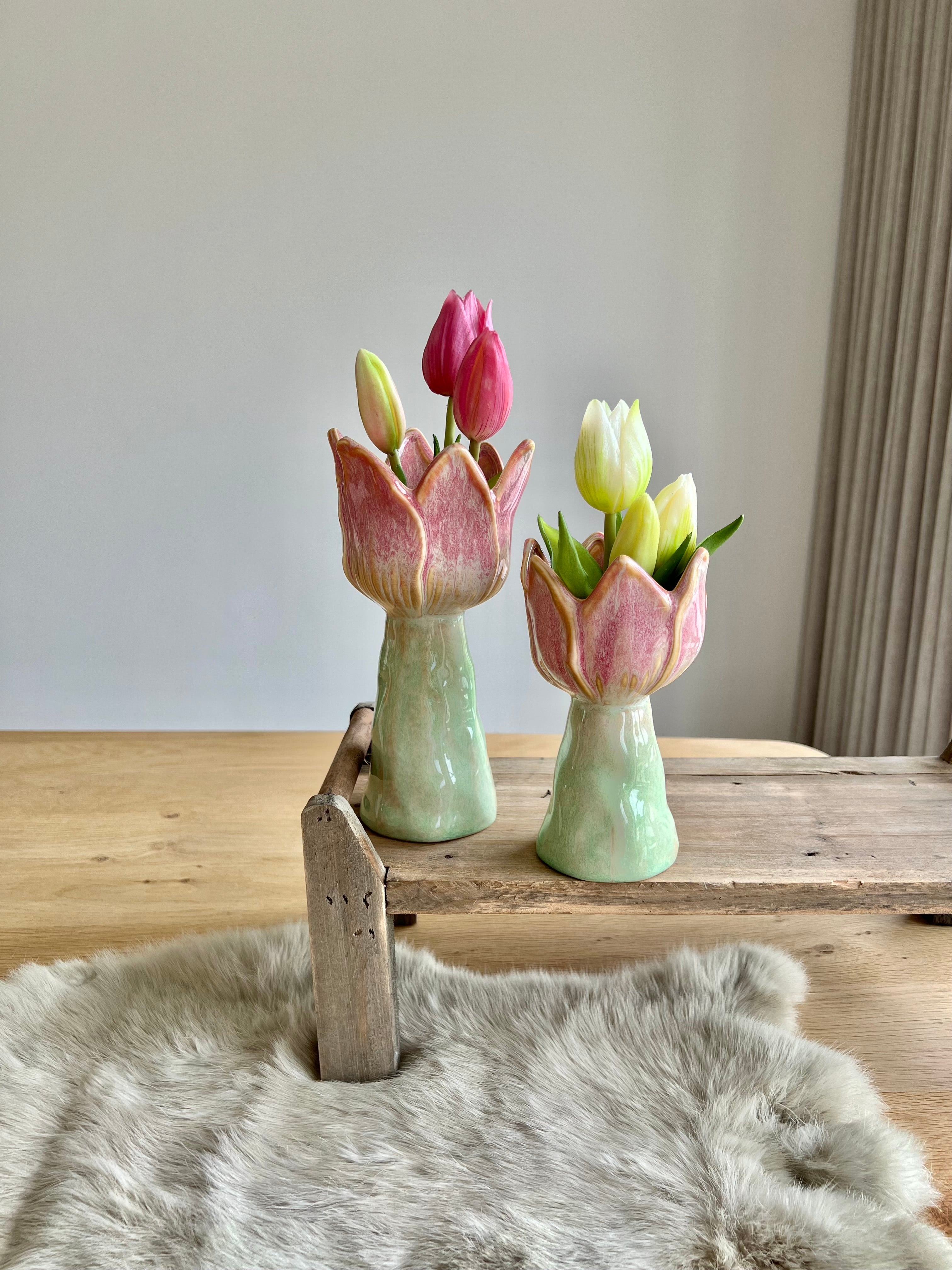 Tulpenvaasjes - set van 2