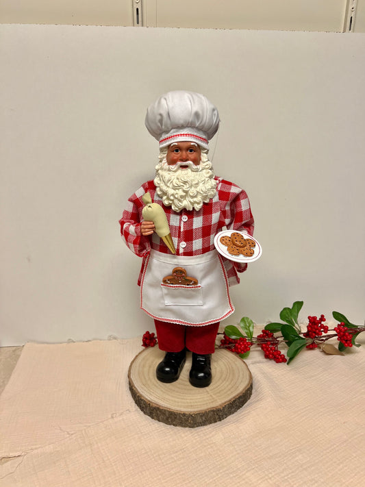 Kerstman - kok (48cm)