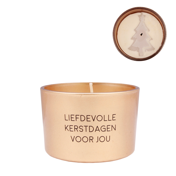 Sojakaars 'Liefdevolle kerstdagen voor jou' - Winter Wood