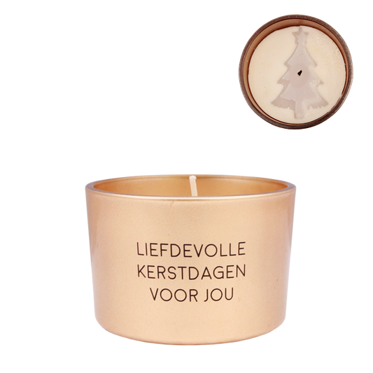 Sojakaars 'Liefdevolle kerstdagen voor jou' - Winter Wood