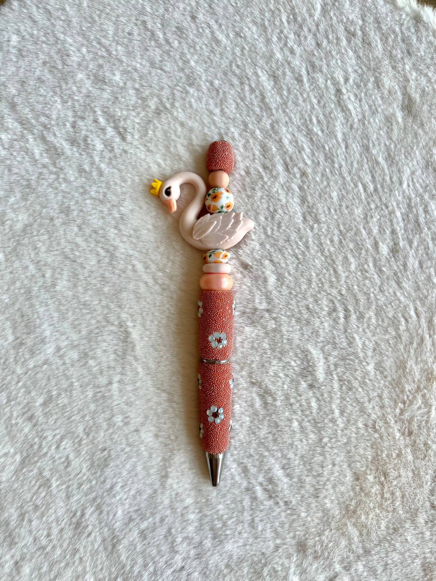 Pen - Zwaan roze
