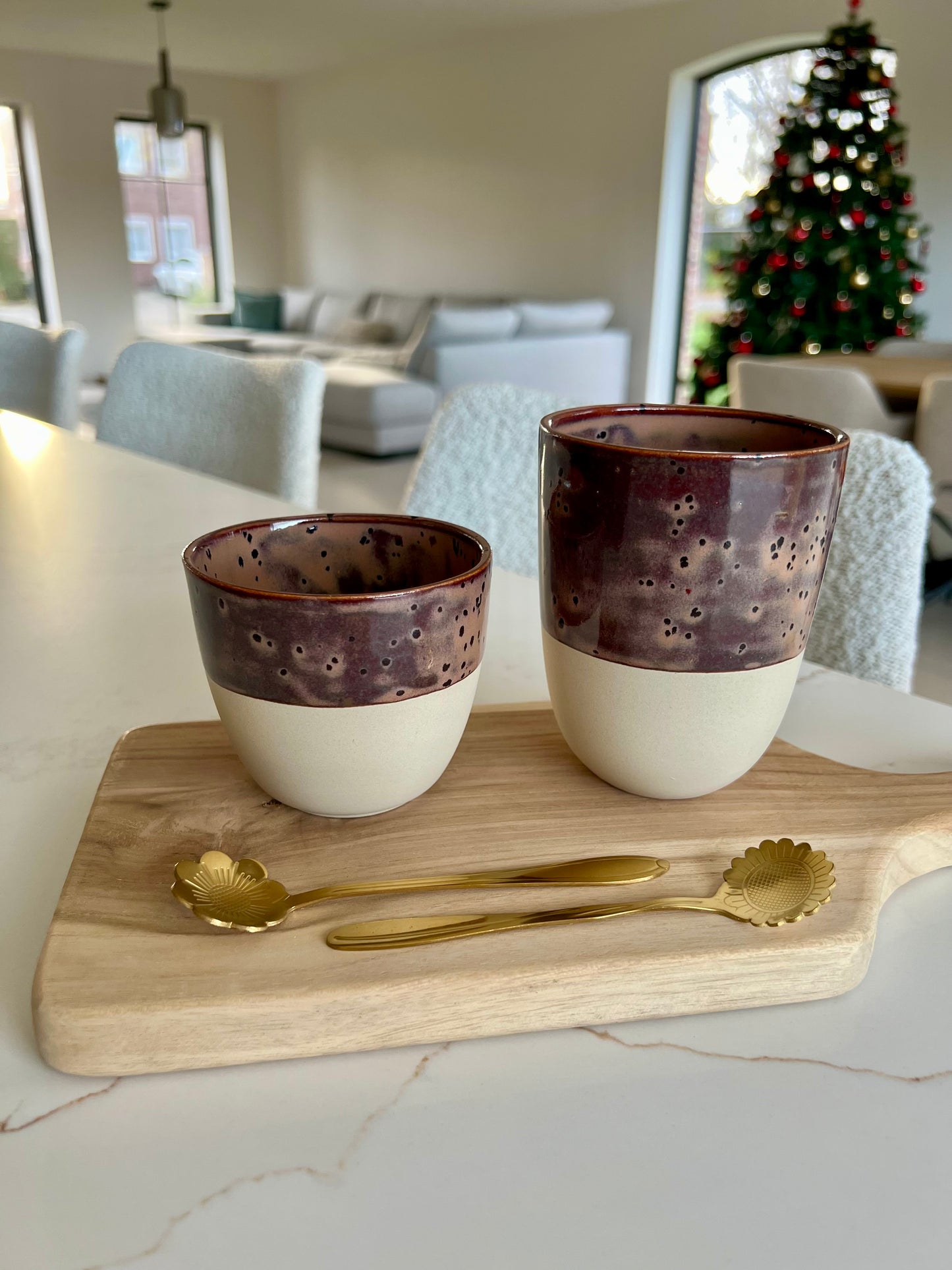 Cadeaubox koffieset - rood