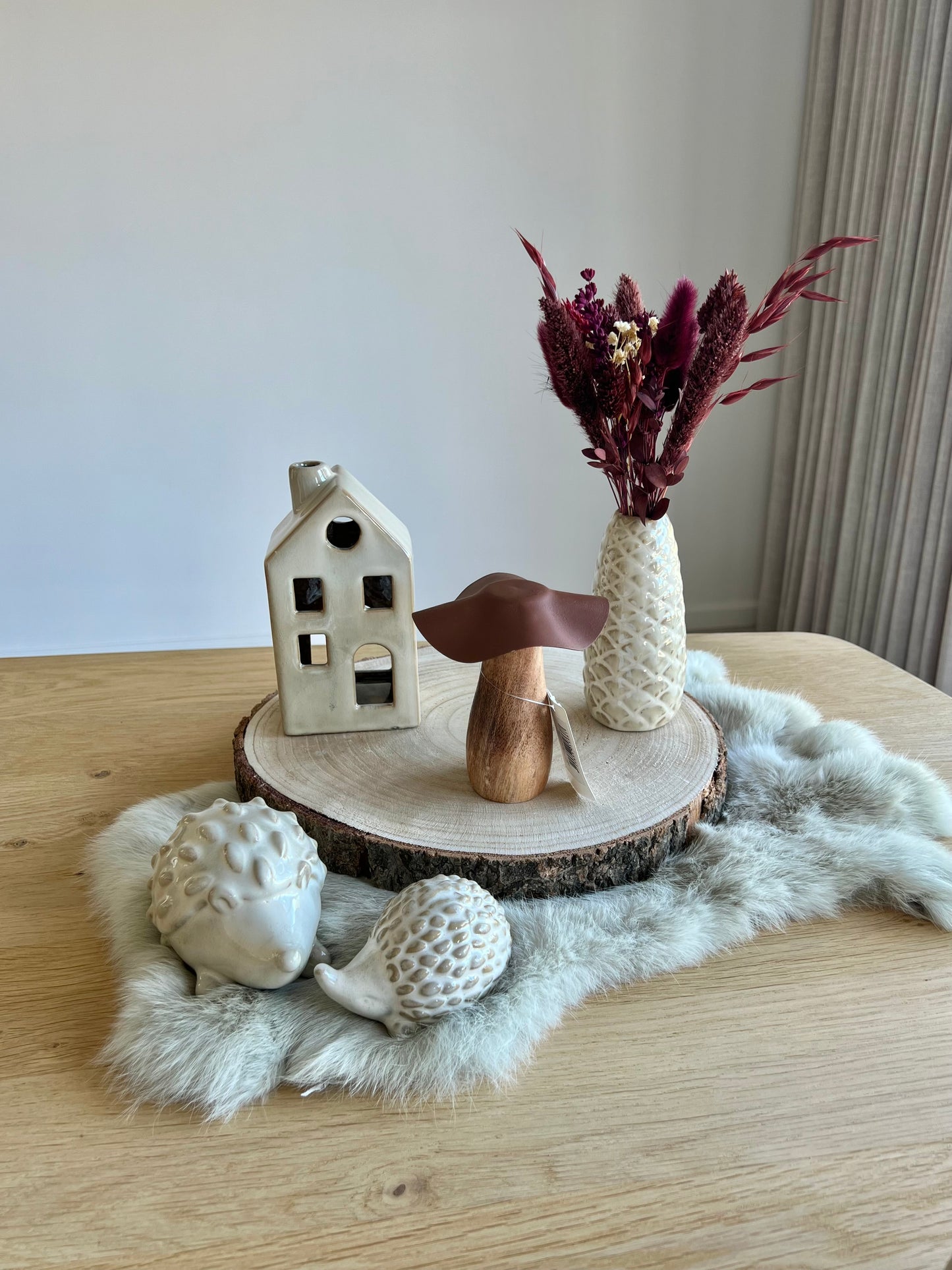 Decoratie - Set egeltjes