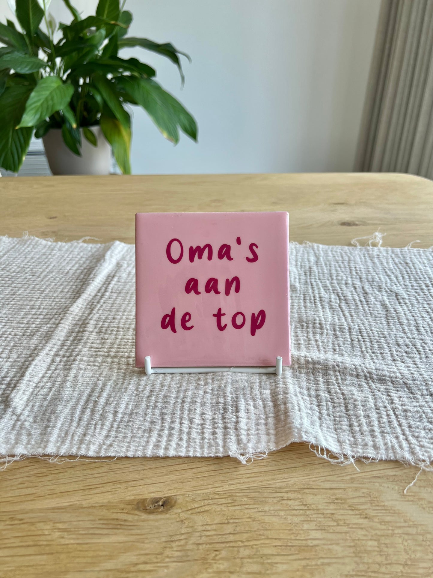 Tegeltje - oma’s aan de top