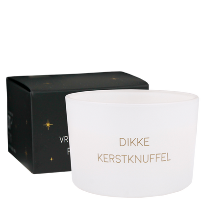 Sojakaars 'Dikke kerstknuffel' - Winter Wood