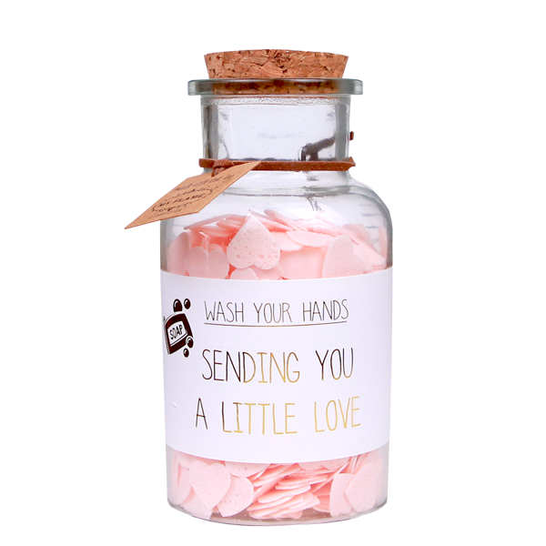 Handzeep 'Sending you a little love' - Fresh cotton
