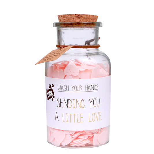 Handzeep 'Sending you a little love' - Fresh cotton