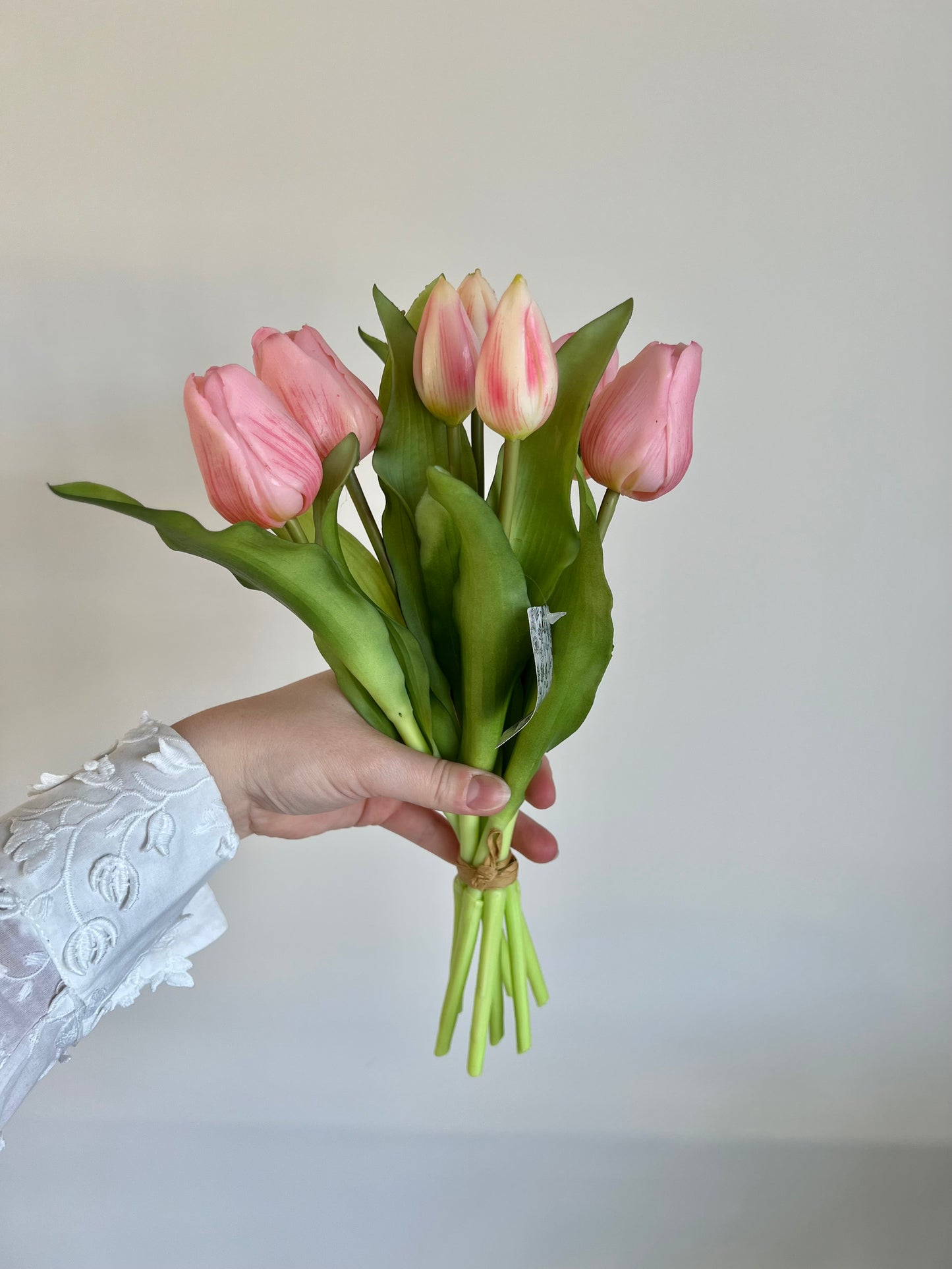 Boeket tulpen - licht roze