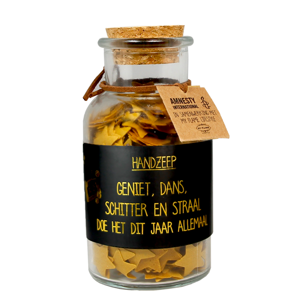 Handzeep 'Geniet, Dans, Schitter en Straal' - Winter Glow