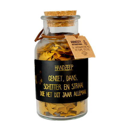Handzeep 'Geniet, Dans, Schitter en Straal' - Winter Glow