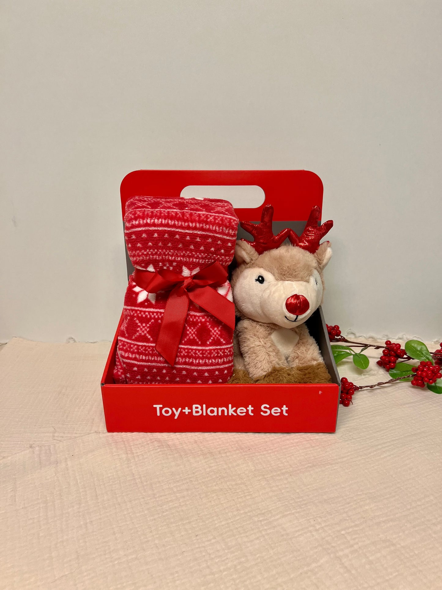 Cadeaupakket - Dekentje & Hertje