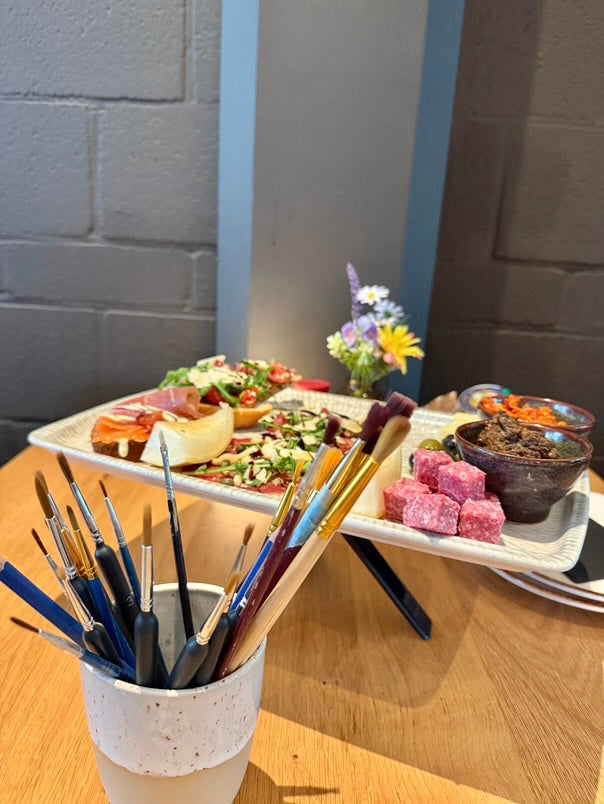 4/09 Workshop Tapas & paint