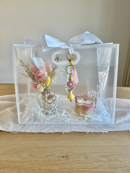 Cadeaupakket Mama - Geel / Roze