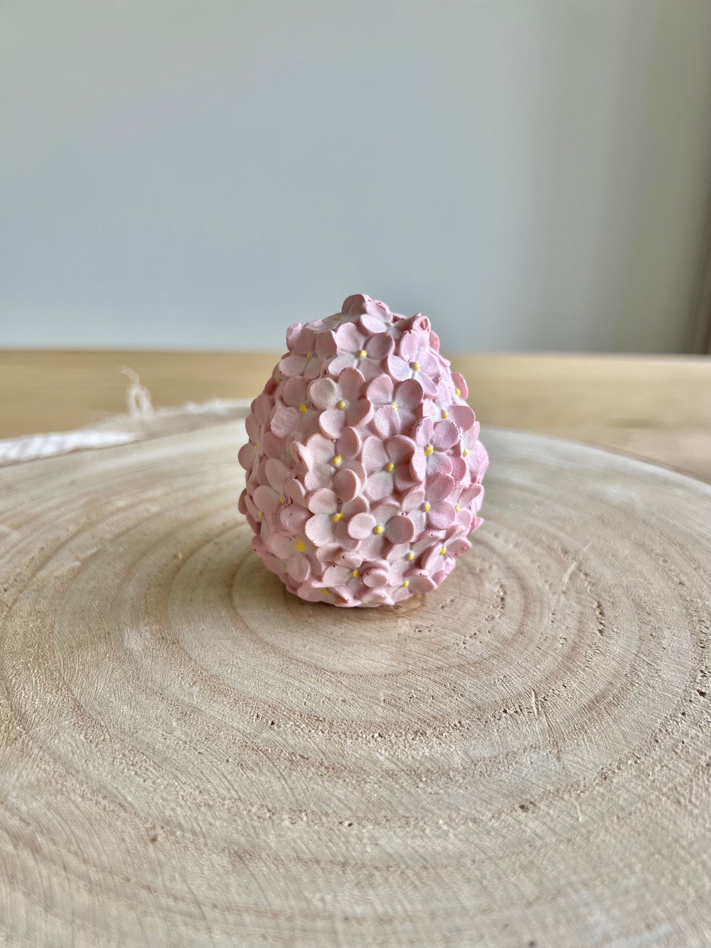Mini paasei met bloemen