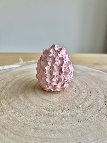 Mini paasei met bloemen