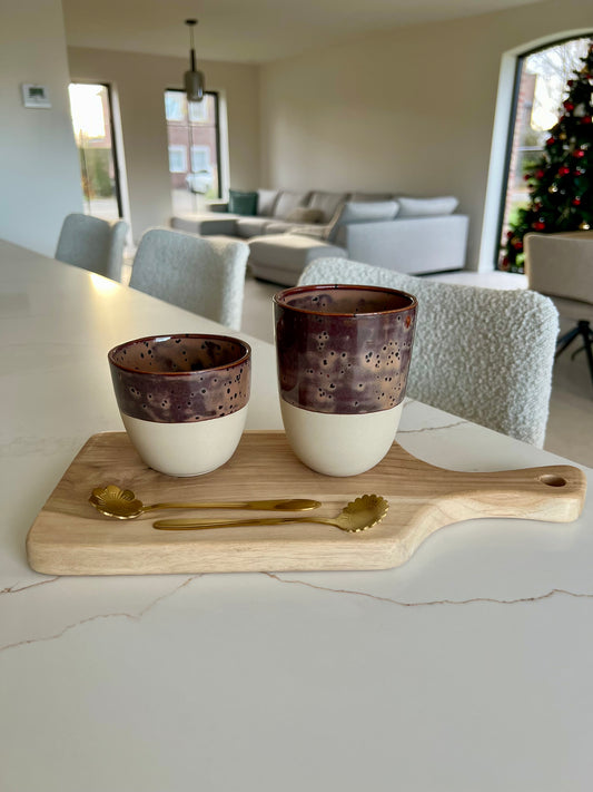 Cadeaubox koffieset - rood