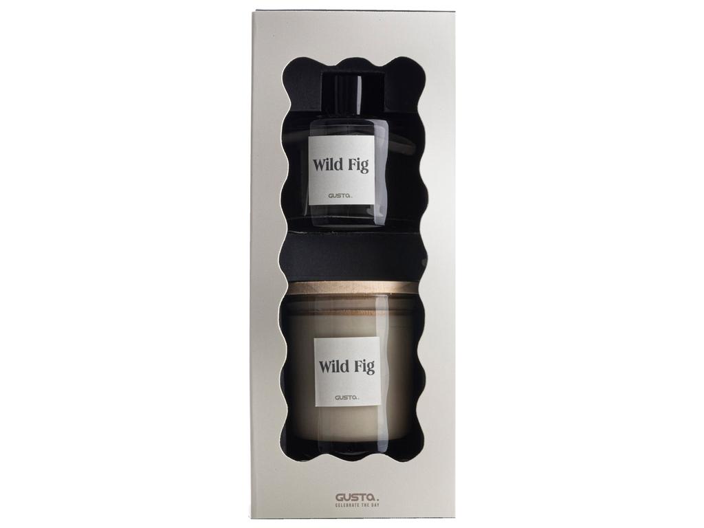 Giftset Kaars en Diffuser 'Wild Fig'