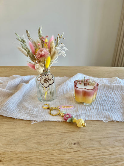 Cadeaupakket Mama - Geel / Roze