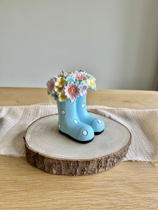 Decoratie Beeld Laars 10x10x12 cm - Blauw