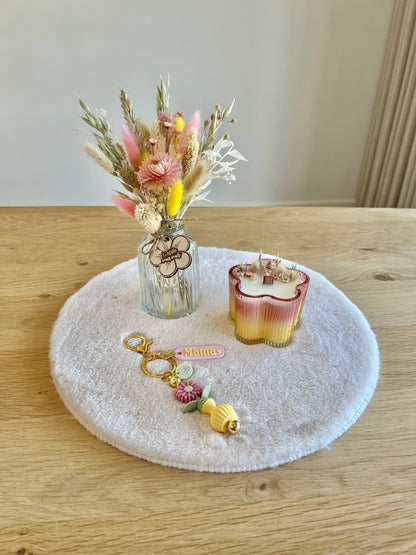 Cadeaupakket Mama - Geel / Roze