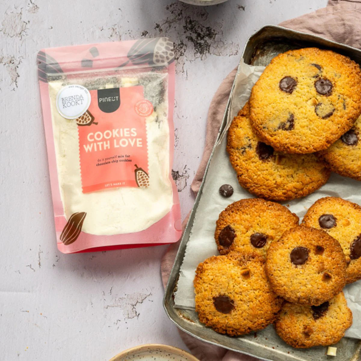 Koekjes bakken | Cookies with Love | pouchbag