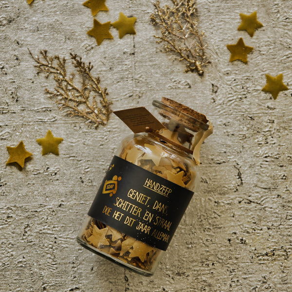 Handzeep 'Geniet, Dans, Schitter en Straal' - Winter Glow