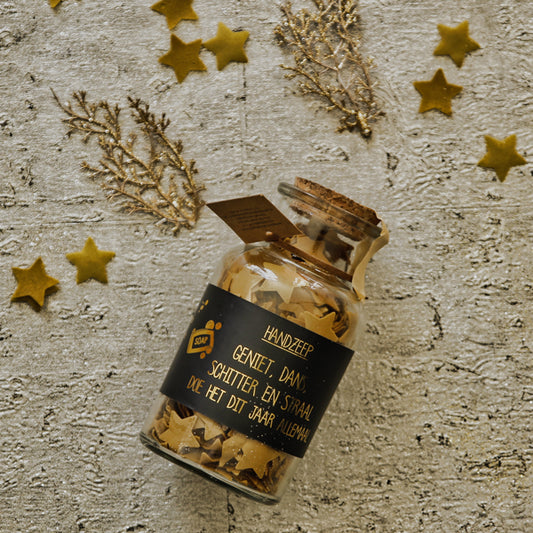 Handzeep 'Geniet, Dans, Schitter en Straal' - Winter Glow