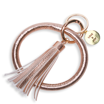 SLEUTELHANGER - LOVE AND JOY - ROSÉ GOUD