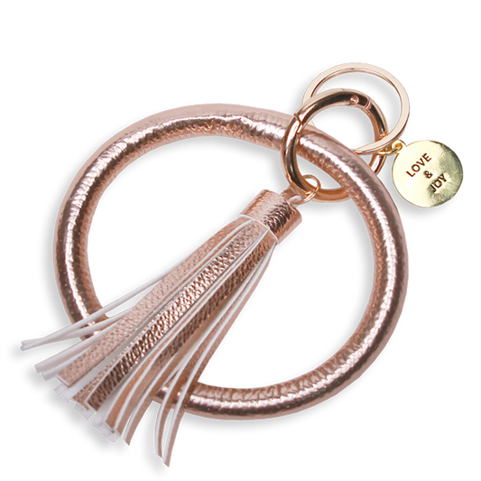SLEUTELHANGER - LOVE AND JOY - ROSÉ GOUD