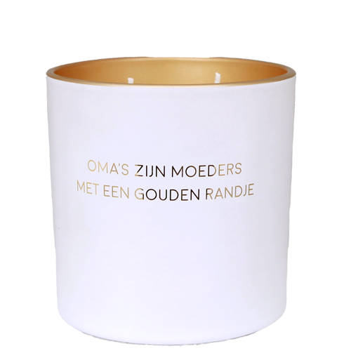 Sojakaars - OMA'S ZIJN MOEDERS MET EEN GOUDEN RANDJE - FRESH COTTON