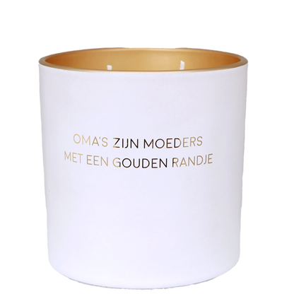 Sojakaars - OMA'S ZIJN MOEDERS MET EEN GOUDEN RANDJE - FRESH COTTON