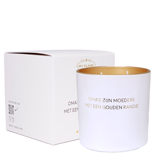 Sojakaars - OMA'S ZIJN MOEDERS MET EEN GOUDEN RANDJE - FRESH COTTON