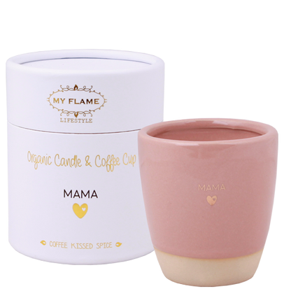 Sojakaars in koffiekop - MAMA - COFFEE KISSED SPICE